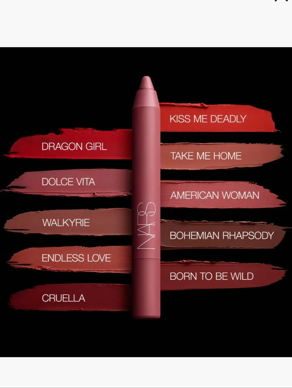 🌺NARS Endless Love Powermatte High Intensity Lip Pencil Lipstick Matte